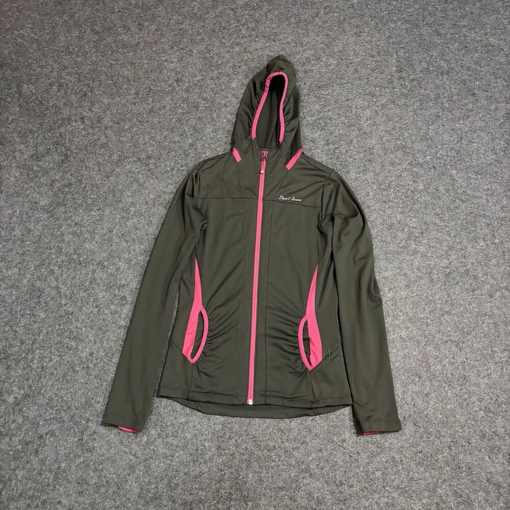Pearl Izumi Aurora Lightweight Hoodie Women’s Medium Green Full Zip